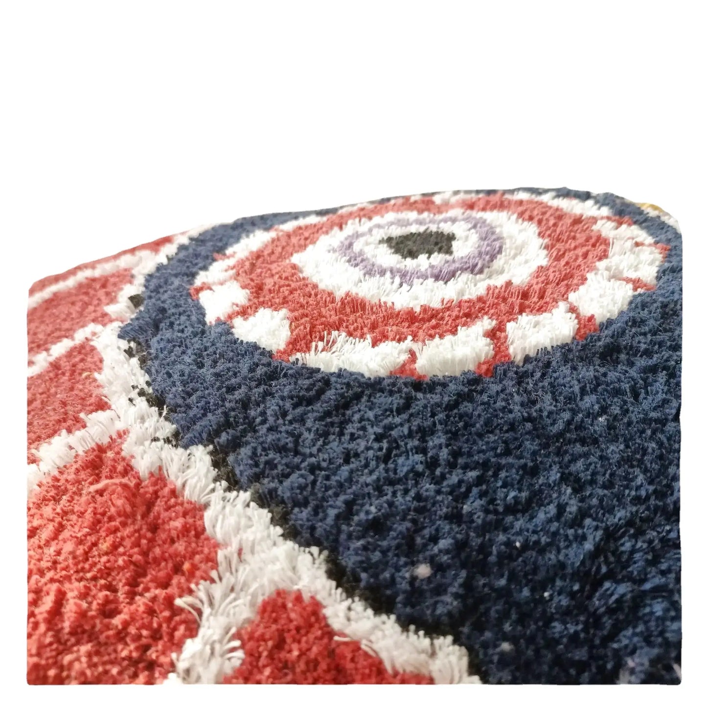 Housse de Coussin Œil Brodé Divers Coloris